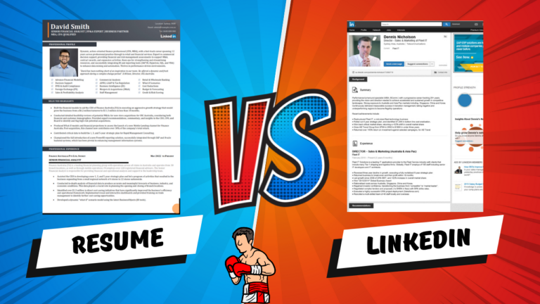 Resume vs Linkedin