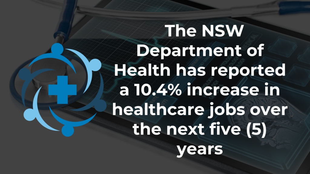 Sydney job market health care sector
