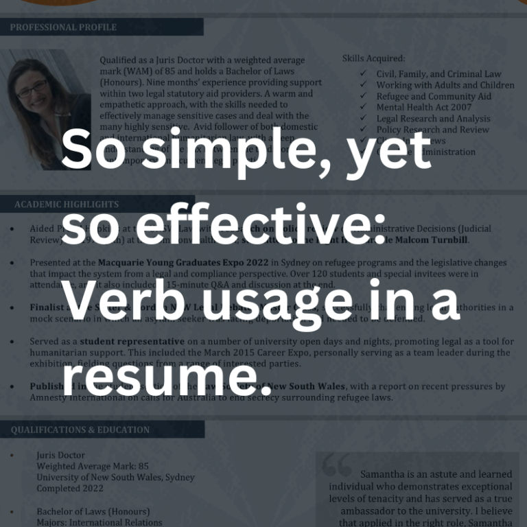 100 best resume power words and verbs for your resume