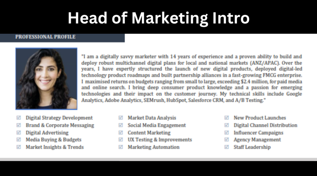 Head-of-marketing-resume-profile